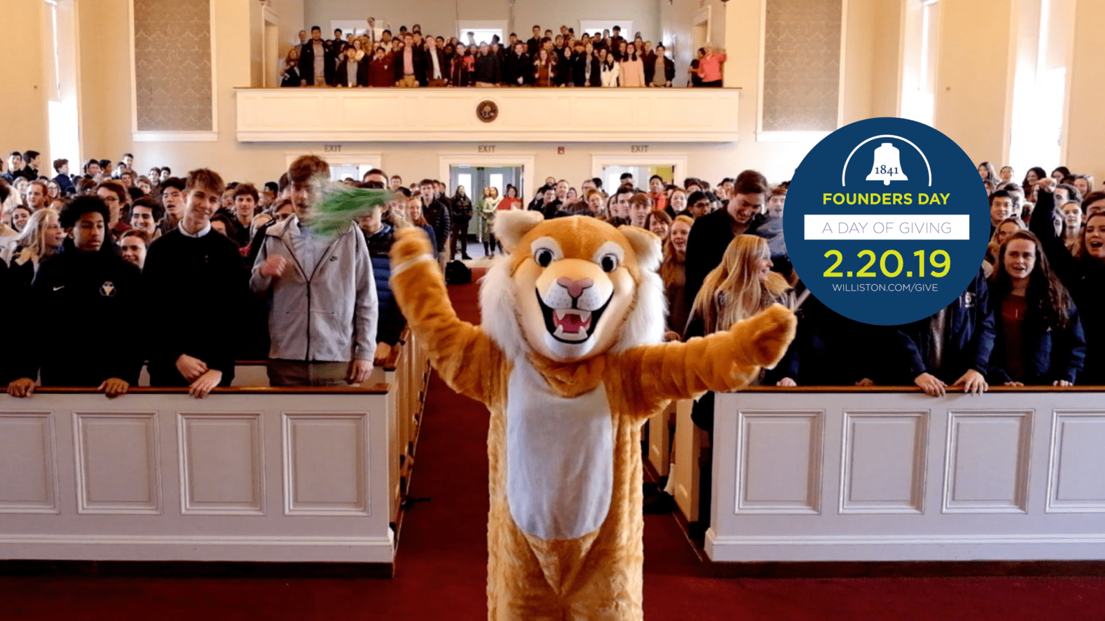 Founders Day day of charitable giving boarding school Williston Northampton School