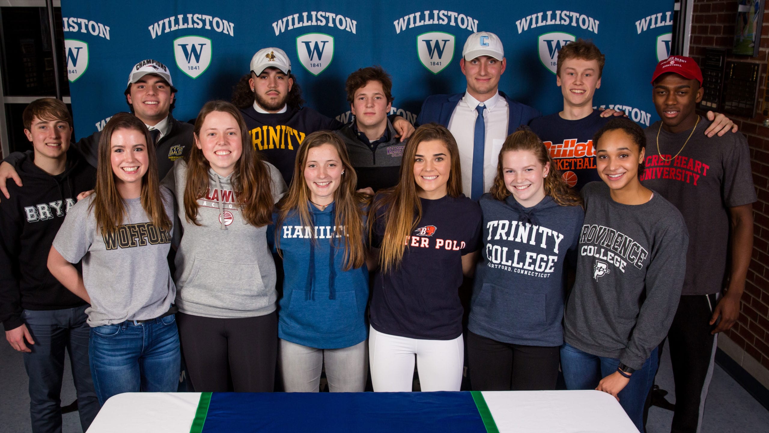 Williston Celebrates 14 College-Bound Student Athletes at Signing ...