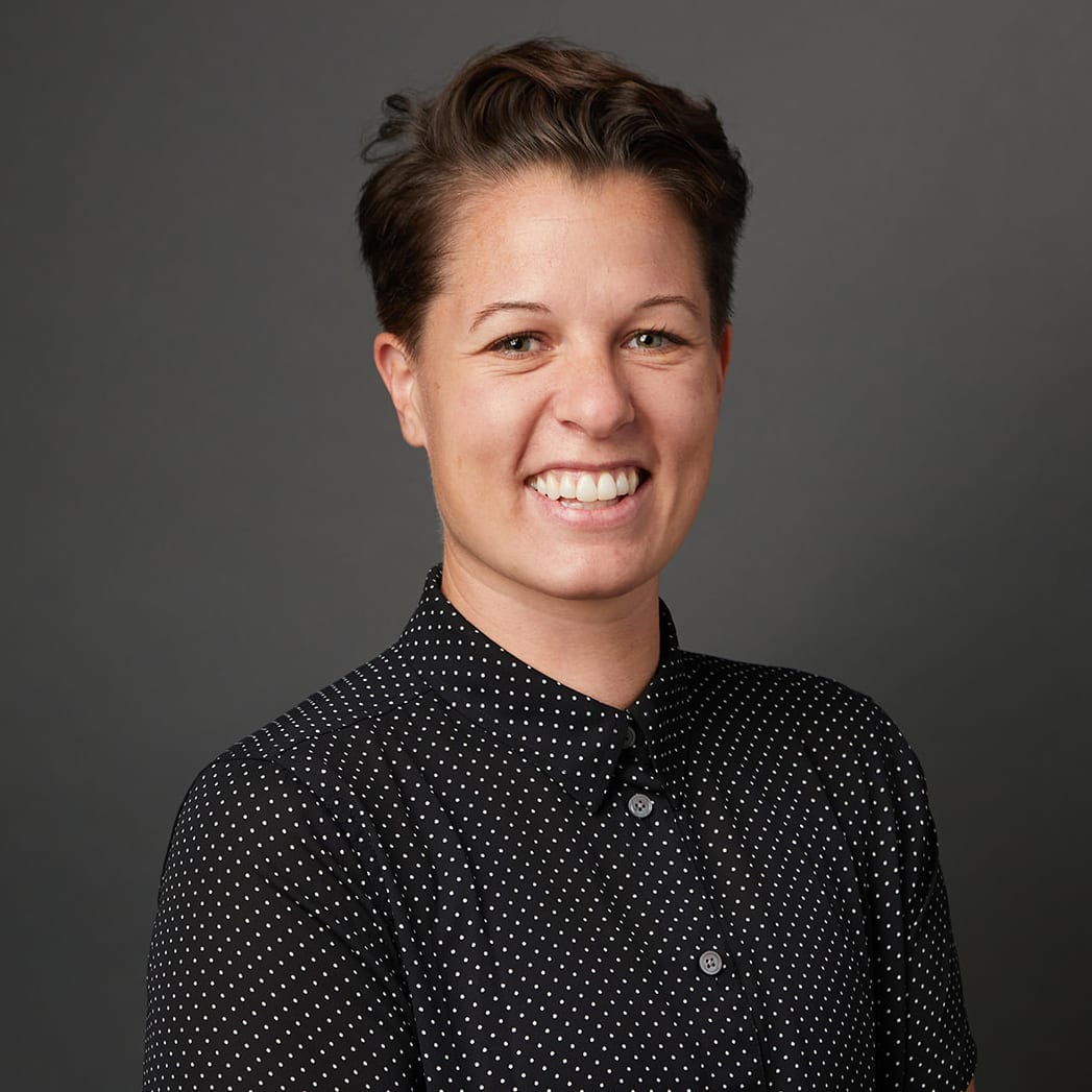 woman smiling