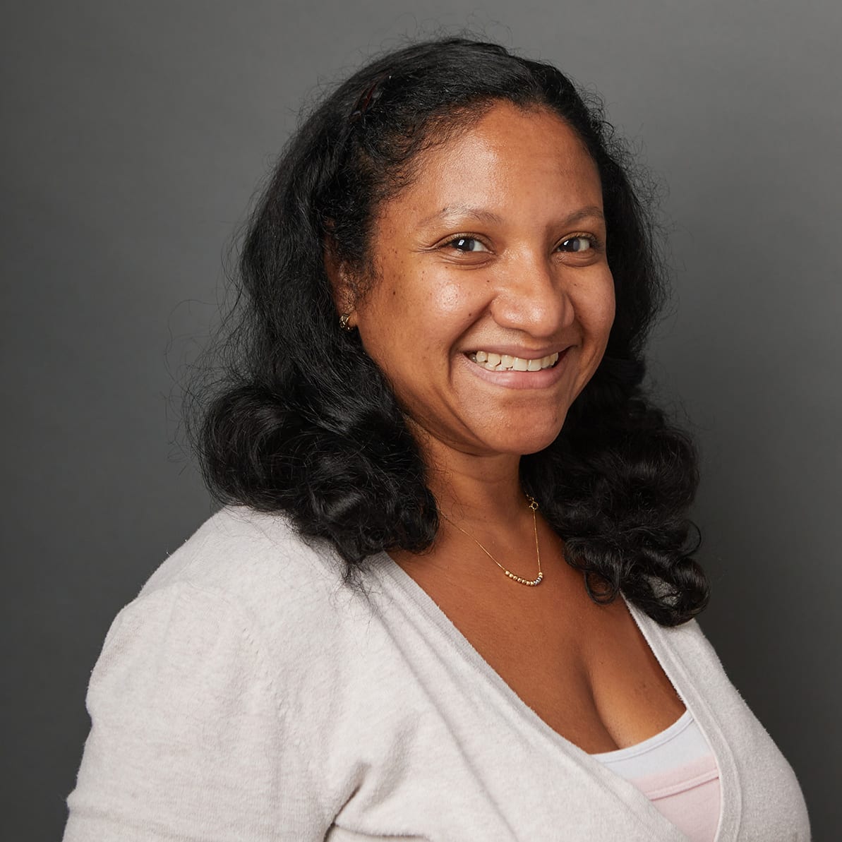 woman smiling