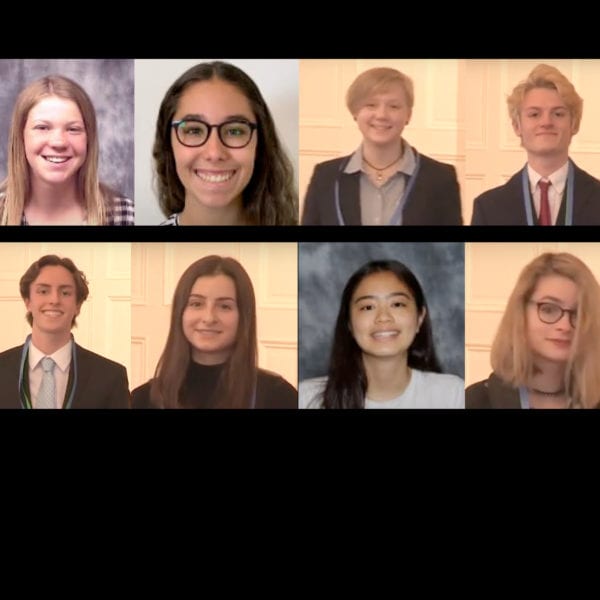 grid of student faces