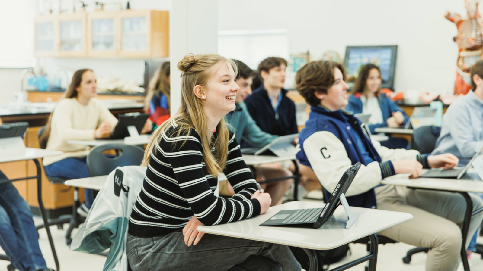 students in classroom