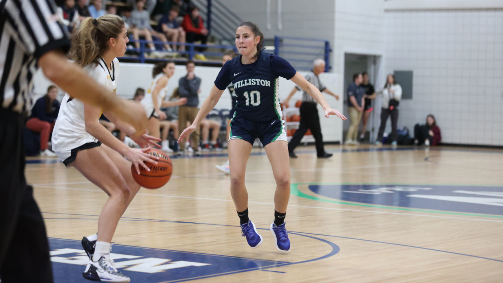 girls playing basketball