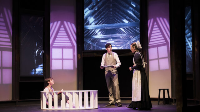 the elephant man students on stage