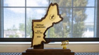 Girls Water Polo 2023 NEPSAC Championship trophy