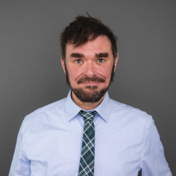 Man with beard in tie