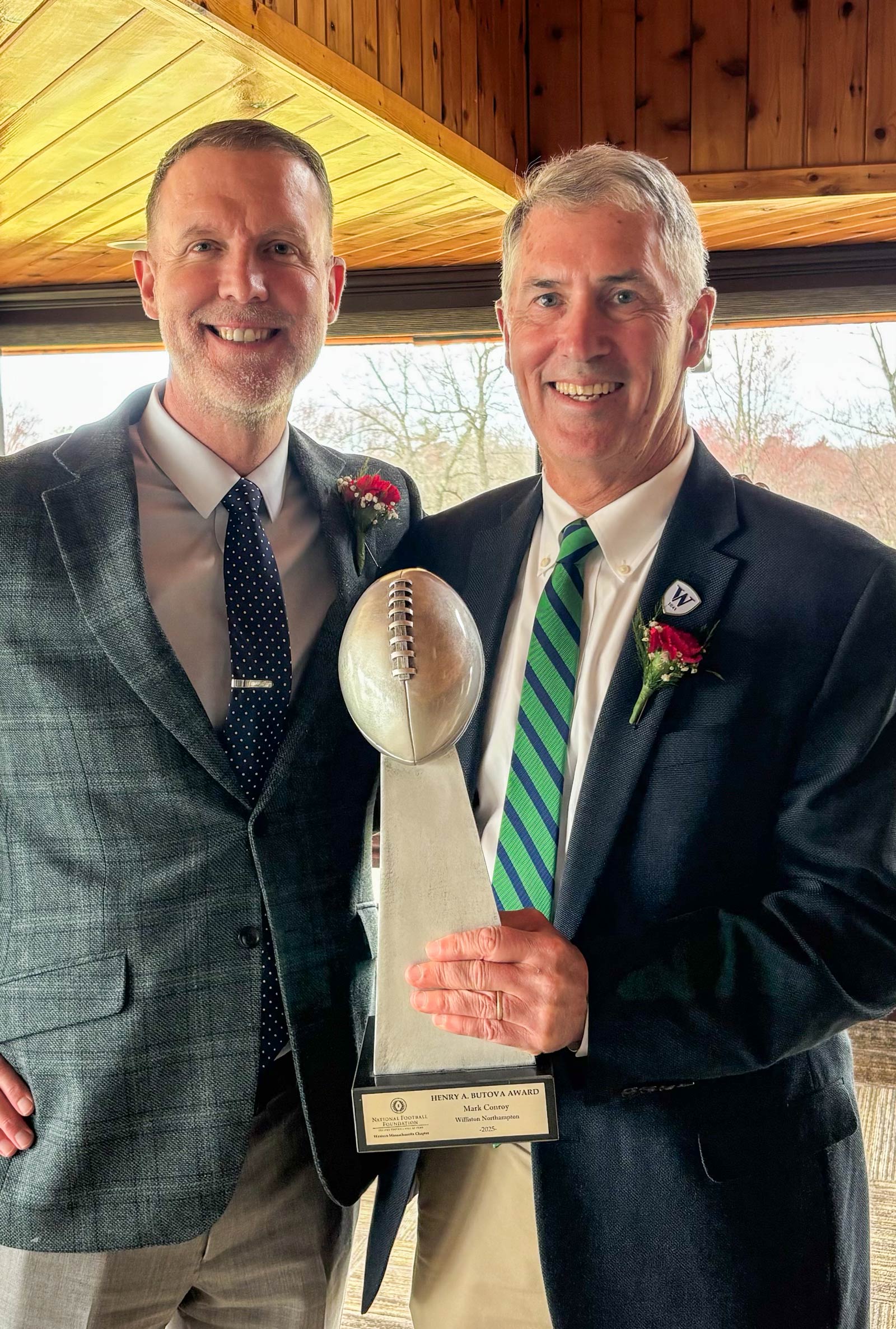 Matt Sawyer and Mark Conroy pose for picture