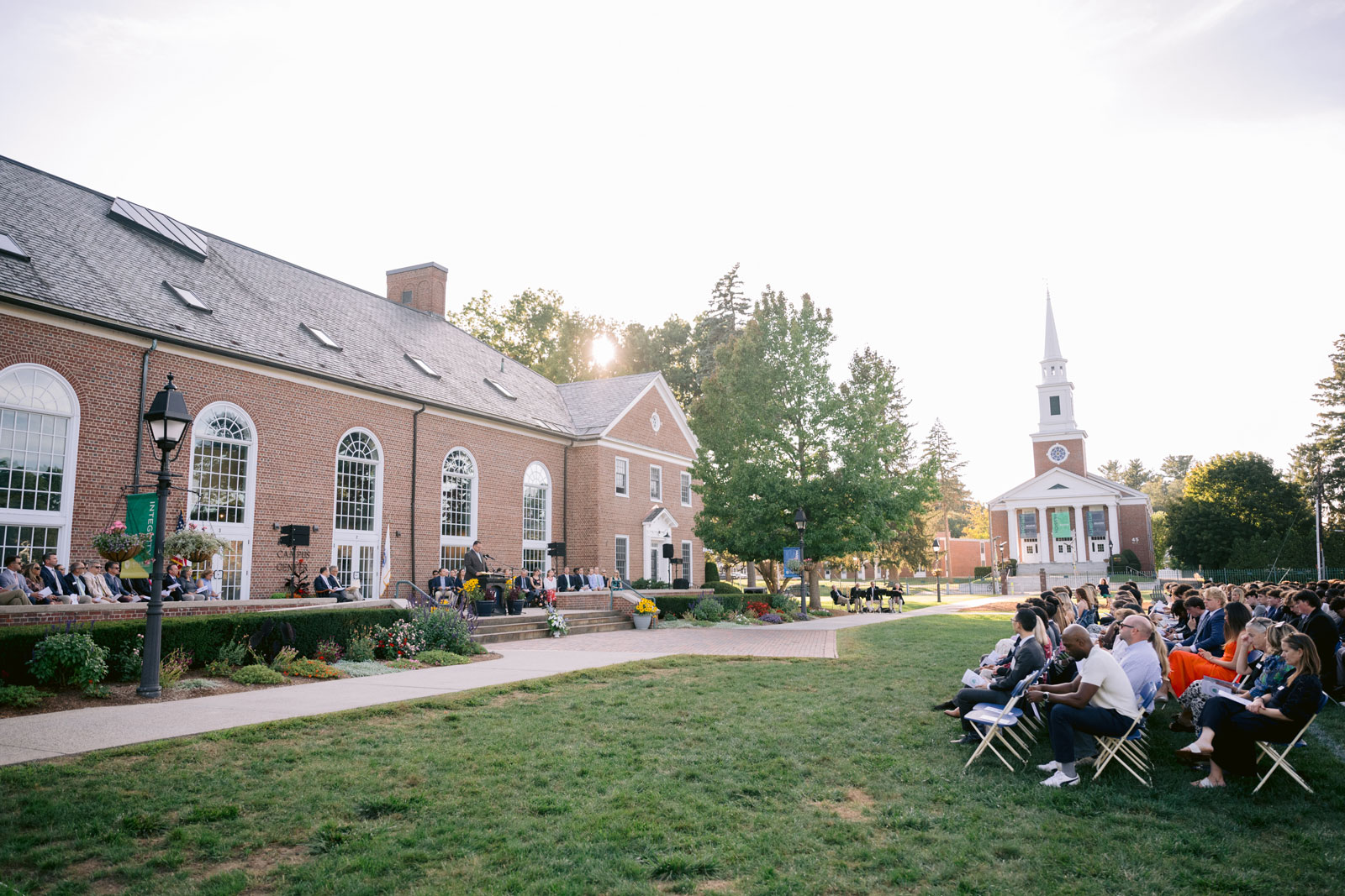 Students and faculty sit for Convocation ceremony